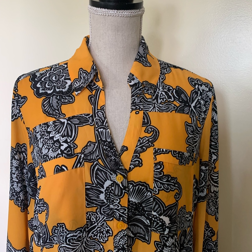 EXPRESS Career Blouse Top